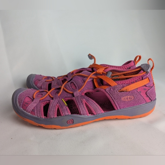 KEEN Kid Sandals Size 3 US Pink And Orange Washable - Picture 3 of 9